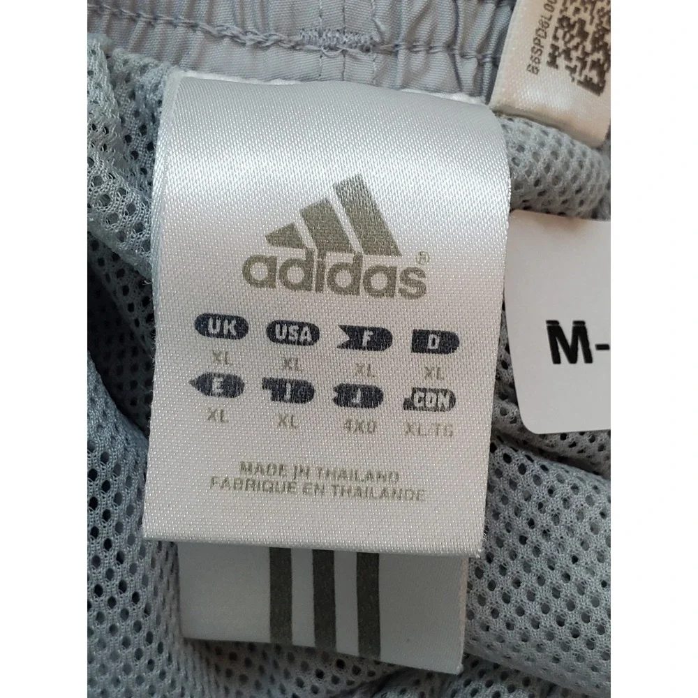 Adidas Men Pants XL Gray Track‎ Pants Stripe 31